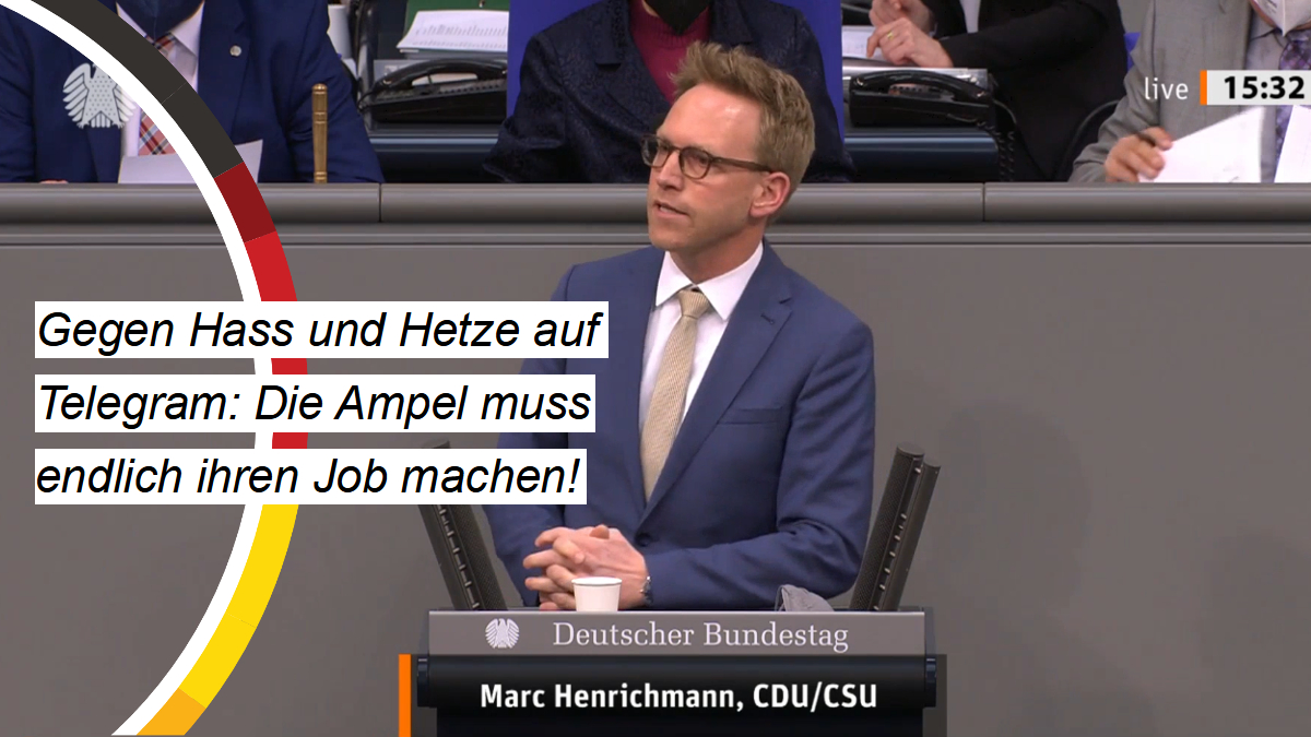 Gegen Hass und Hetze auf Telegram